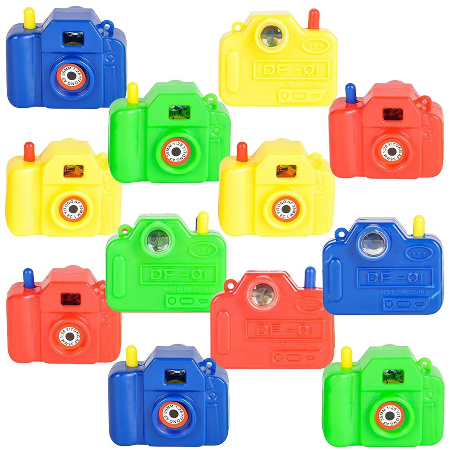 Mini Plastic Camera Viewers Set of 12 for Kids
