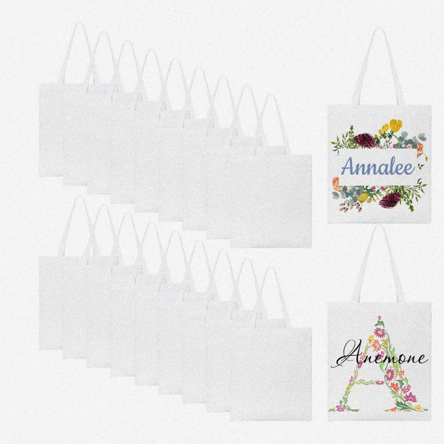 14x16 Canvas Tote Bags for DIY Sublimation and Reuse