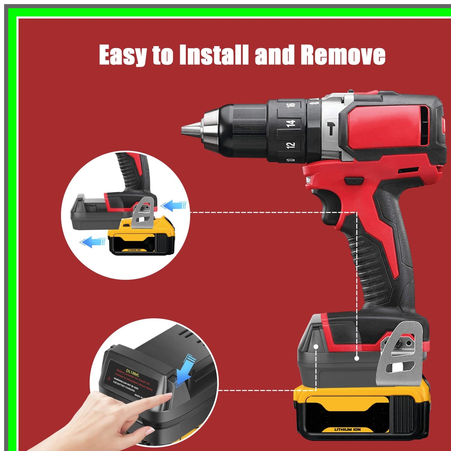 Milwaukee M18 20V Adapter for Enhanced Tool Compatibility