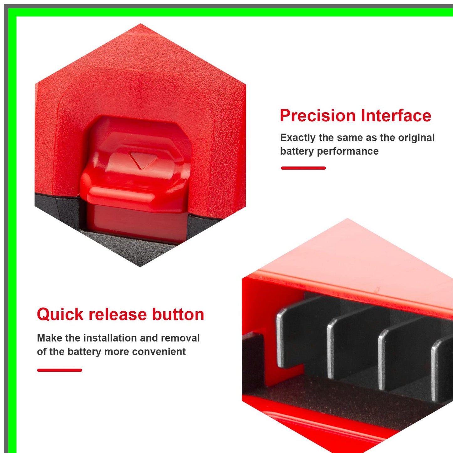 High-Output 6000mAh 18V Lithium-Ion Battery for Porter Cable Tools