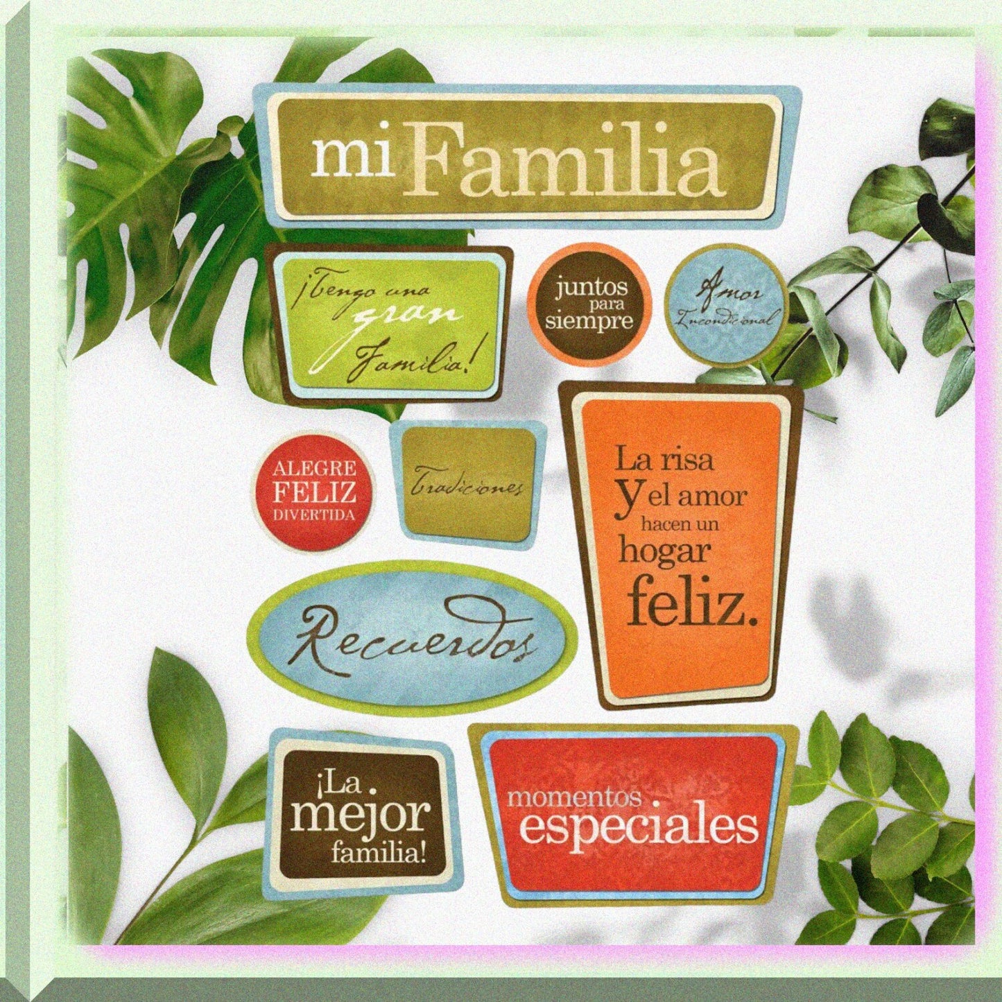 Acid and Lignin Free Scrapbooking Sticker Sheet