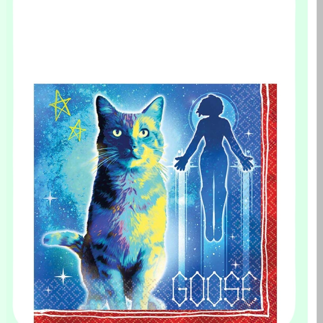 Captain Marvel Goose Blue Luncheon Party Napkins 16 Ct