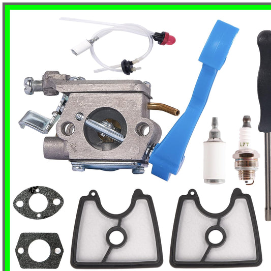 Husqvarna 125B Leaf Blower Carburetor Kit with Air Filter and Fuel Line