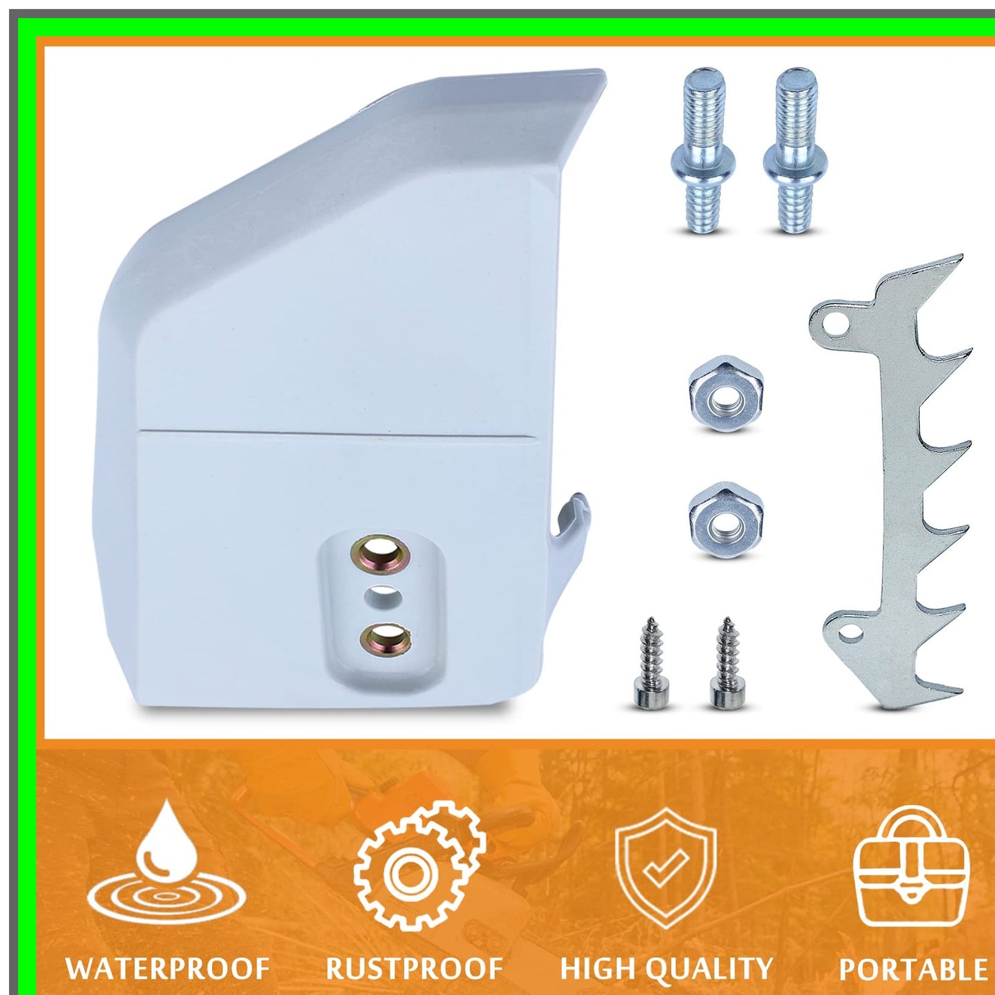 Sprocket Guard with Bumper Spike for Stihl Chainsaw Models 017-250