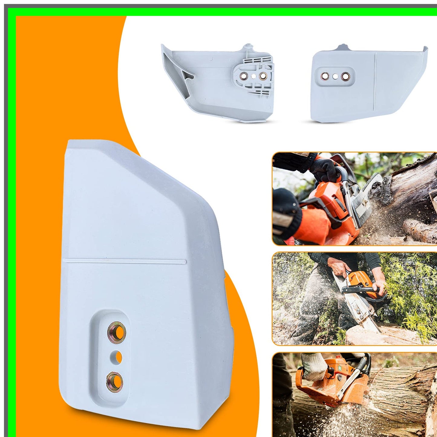 Sprocket Guard with Bumper Spike for Stihl Chainsaw Models 017-250