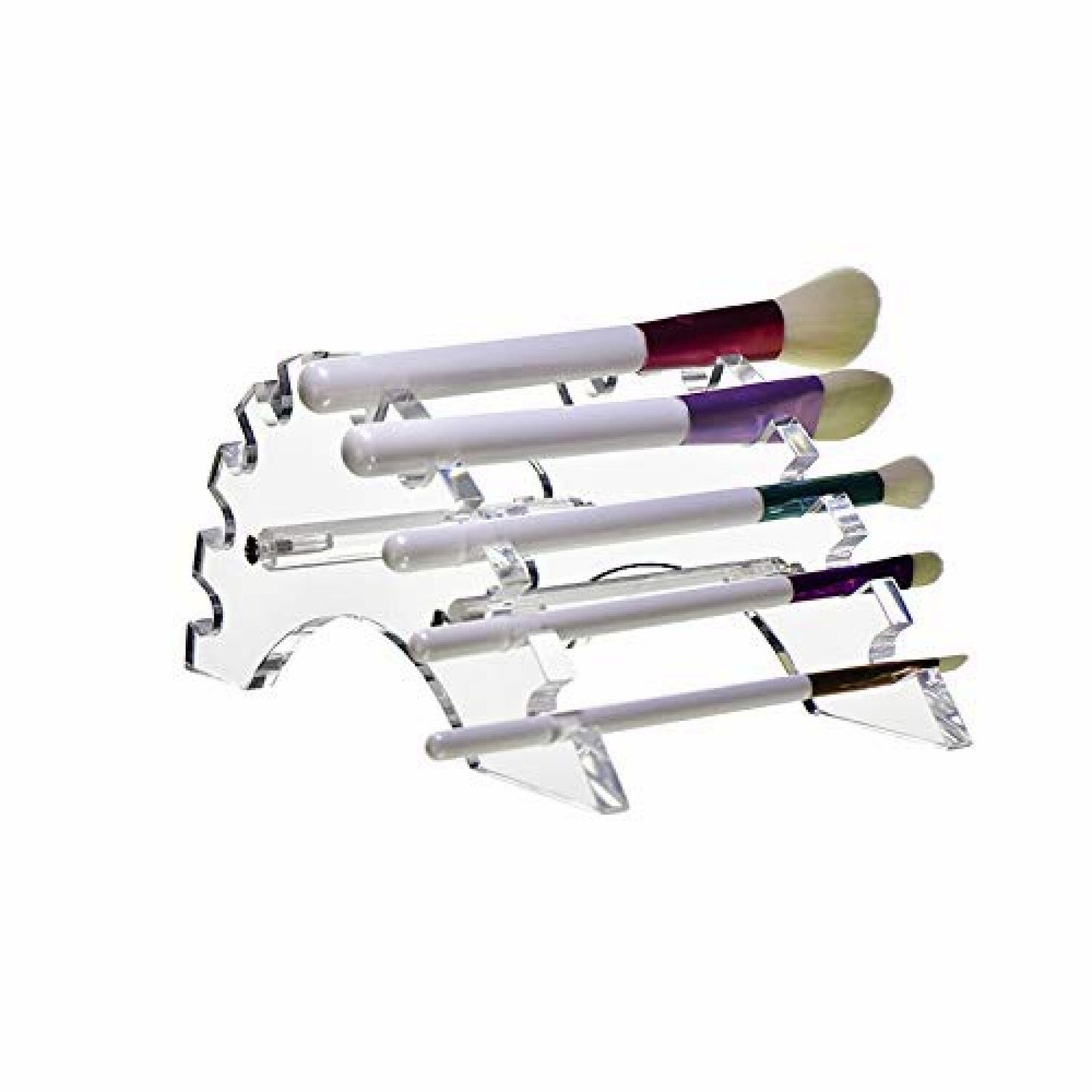 Acrylic Pen Holder 10 Slots Clear Makeup Display