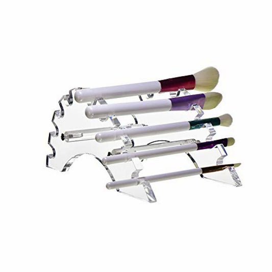 Acrylic Pen Holder 10 Slots Clear Makeup Display