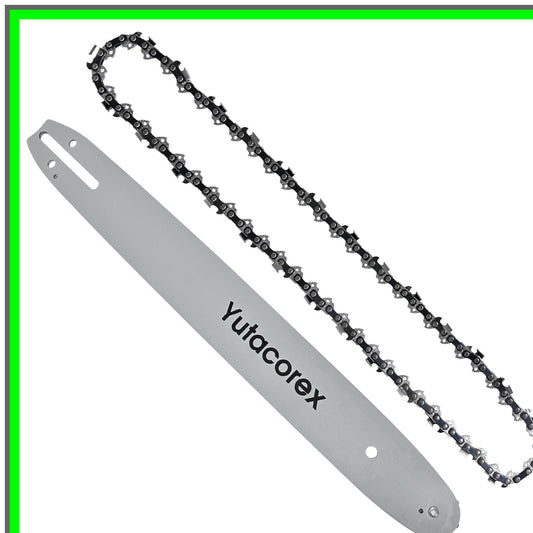 16 Inch Chainsaw Bar and Chain Set for ROIBY HUSQVARNA Homelite Earthwise