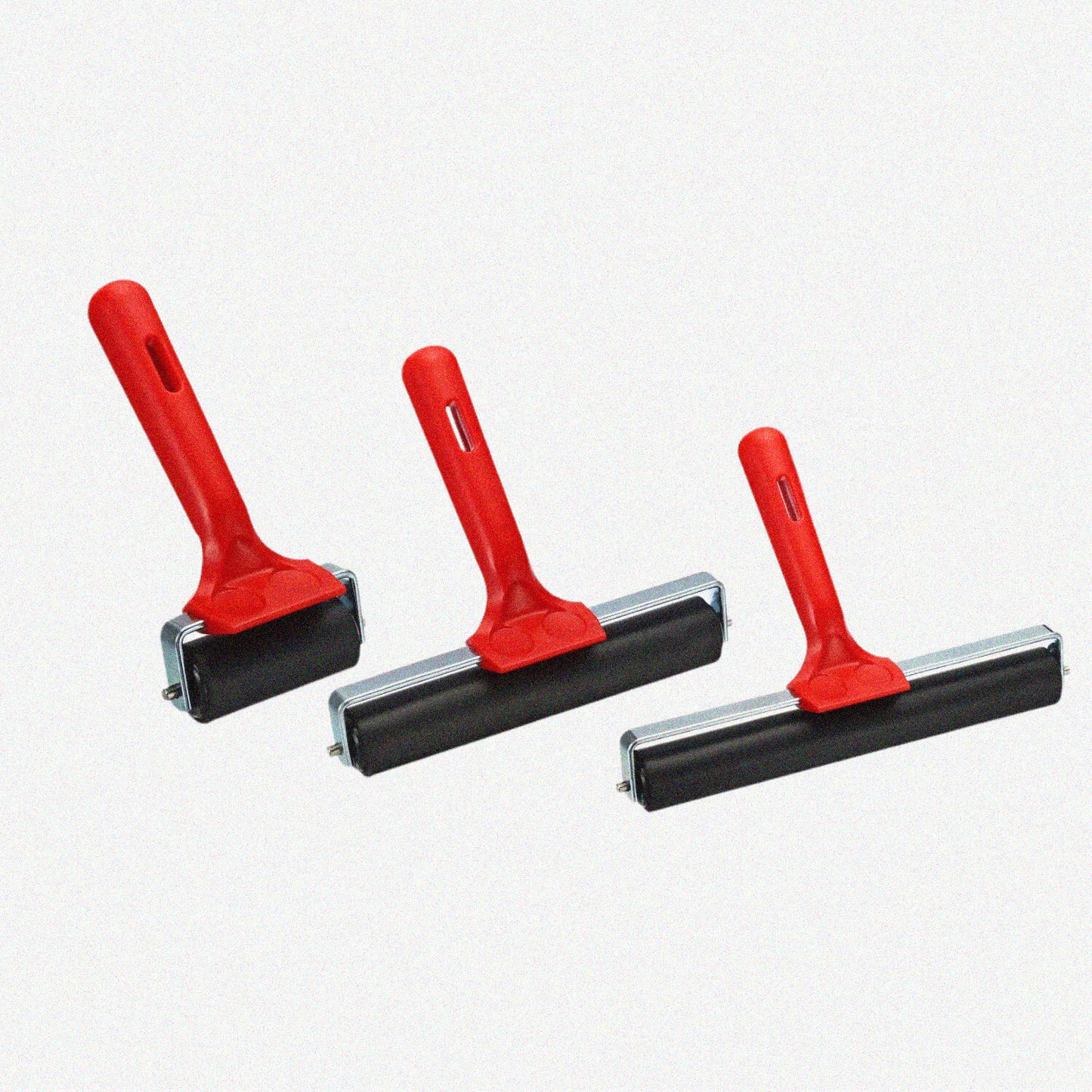 3 Pack Rubber Roller Brayer Set for Printing and Stamping