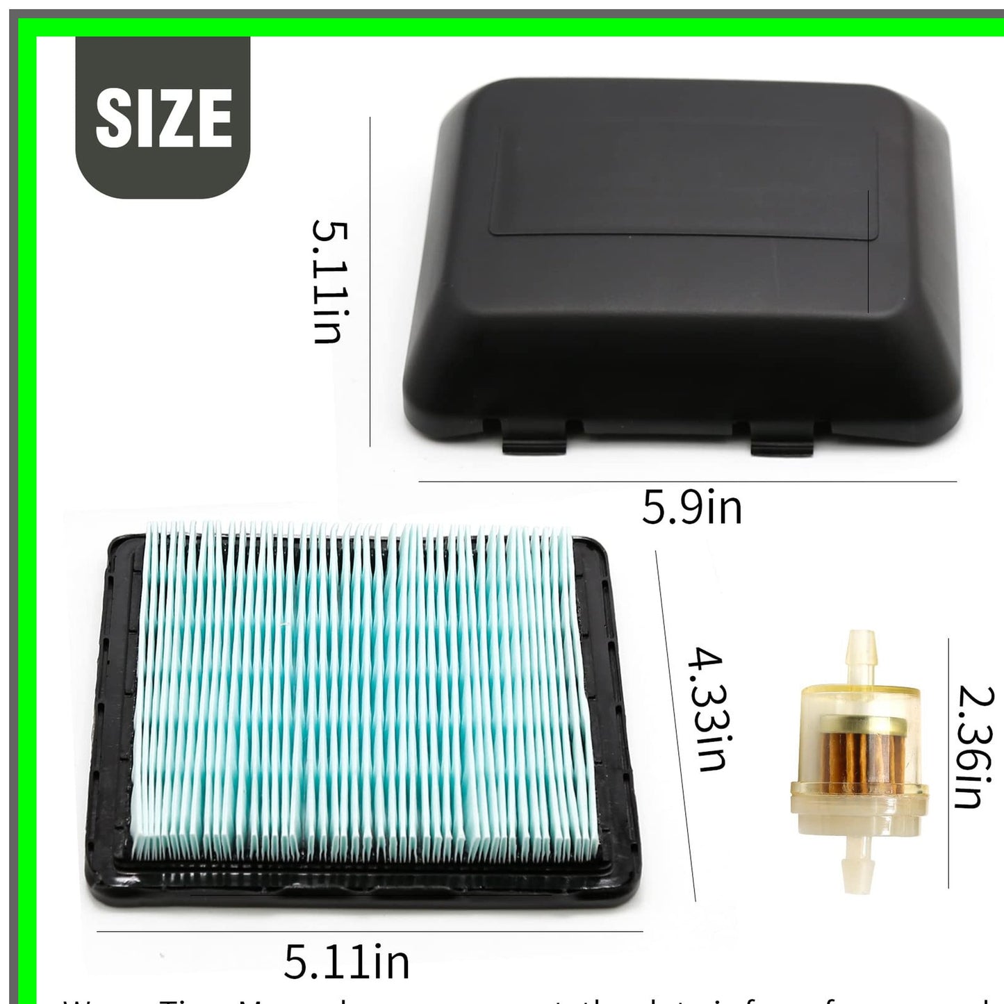 Honda Engine Air Filter and Cleaner Cover Replacement Kit for Lawn Mowers