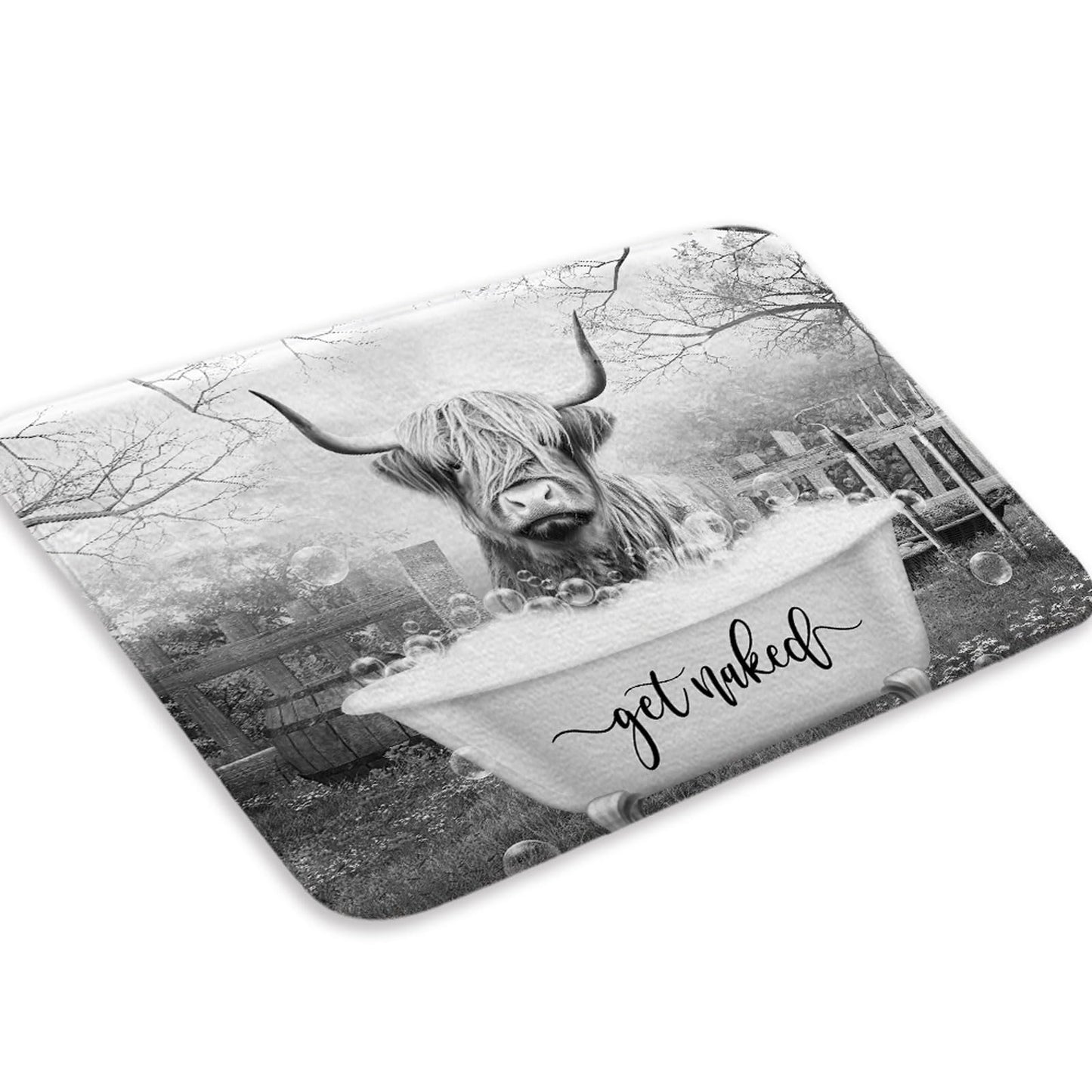 Funny Cow Soft Bathroom Rug 17 x 29 Inches