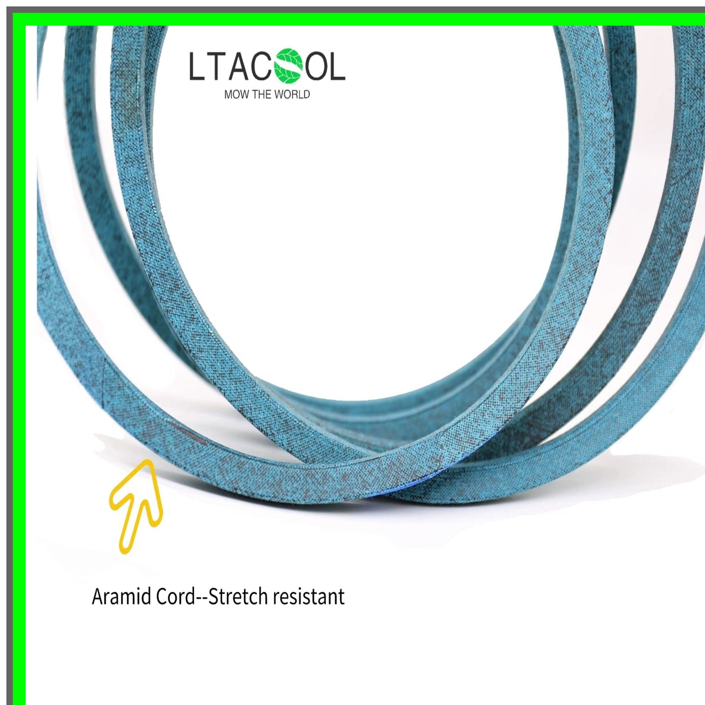 Kevlar Lawn Mower Deck Belt 1/2" x 153.75" for Toro and Exmark 52" Decks