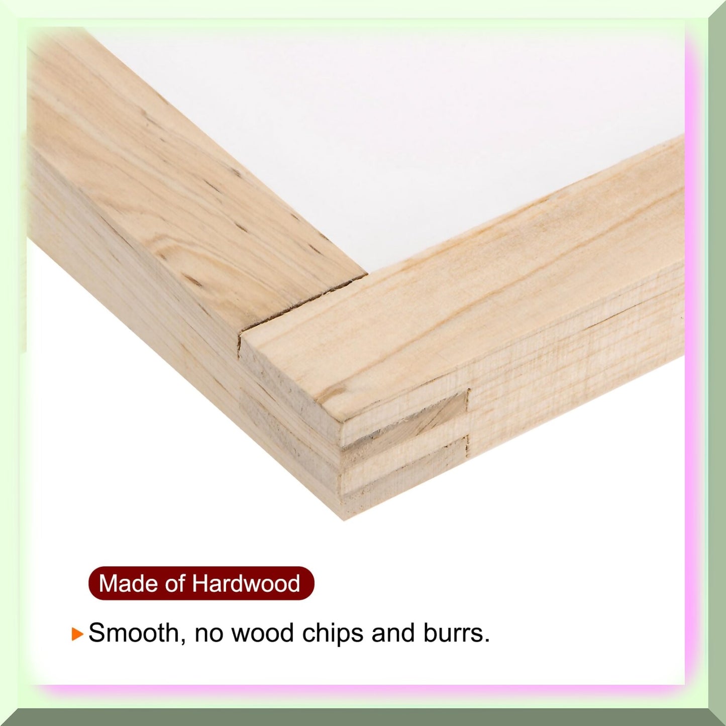 3pc Small Wooden Screen Printing Frames 7.9x6.3 inches