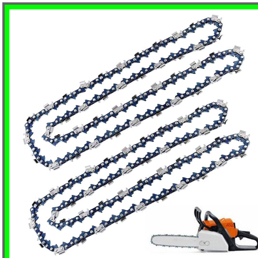 20-Inch Chainsaw Chain 2-Pack 325 Pitch 058 Gauge for Husqvarna Stihl Poulan