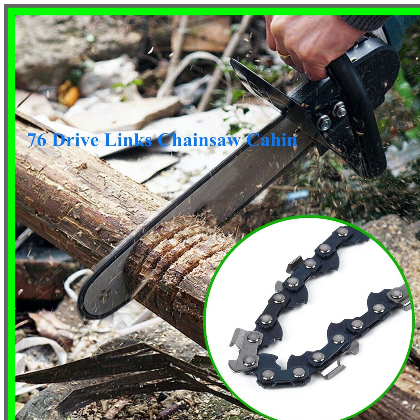 20-Inch Chainsaw Chain 2-Pack 325 Pitch 058 Gauge for Husqvarna Stihl Poulan