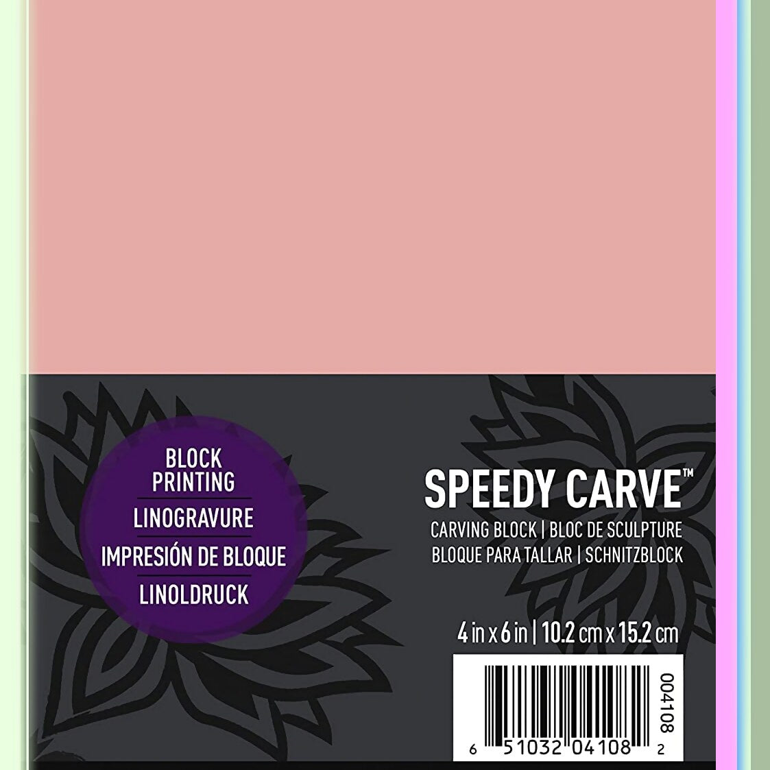 PinkPrint Linoleum Speedy-Carve Block Printing 4x6" 6-Pack