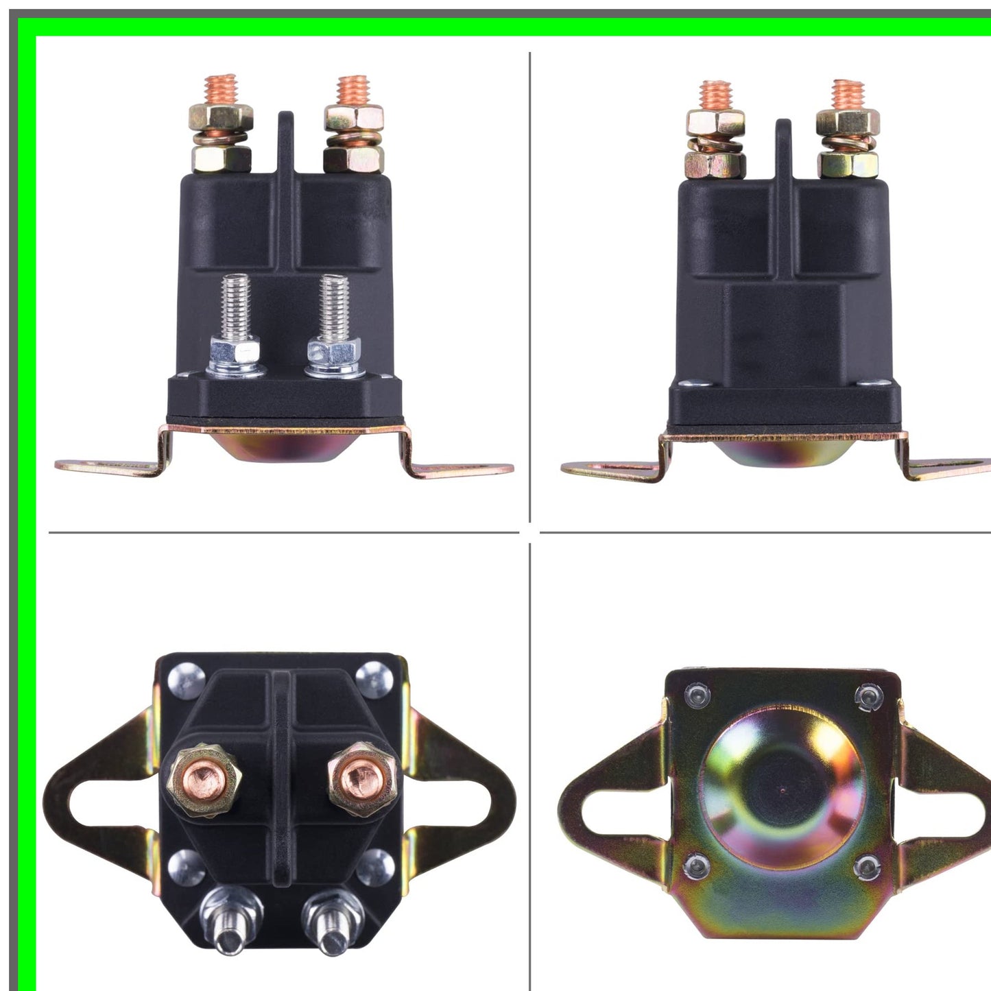 Universal Lawn Mower Starter Solenoid with Bracket for Exmark Toro 104-3189
