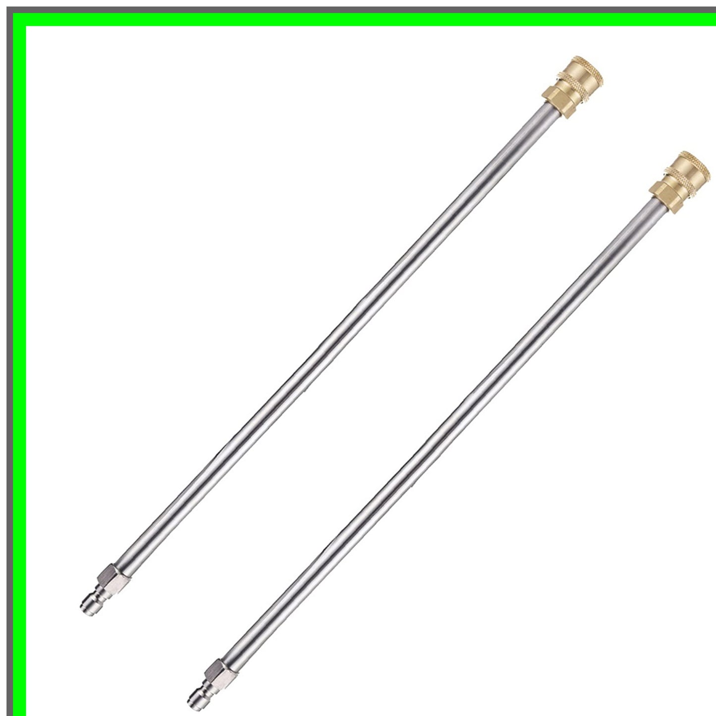Stainless Steel Pressure Extension Wand Set for Quick Connect Power Cleaning
