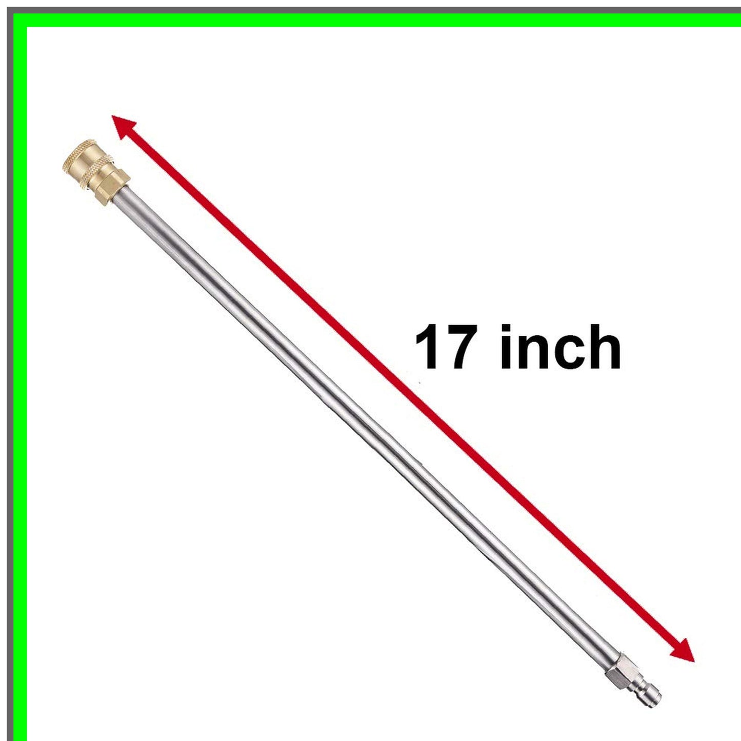 Stainless Steel Pressure Extension Wand Set for Quick Connect Power Cleaning