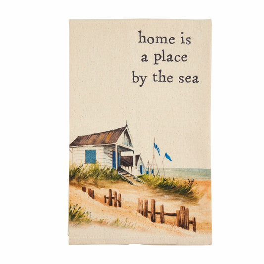 Watercolor Beach Towel House 26" x 16 1/2"
