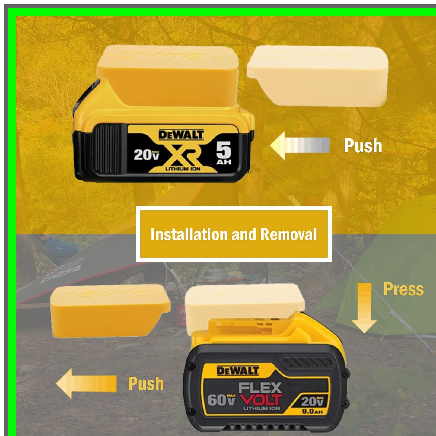 20V Battery Adapter for Power Wheels with 14 Gauge Robotics Connector
