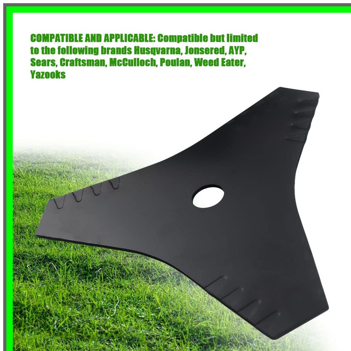 Electric Edger Blade Set for H-usqvarna 8.5 Inch 3-Point Cutting Edge