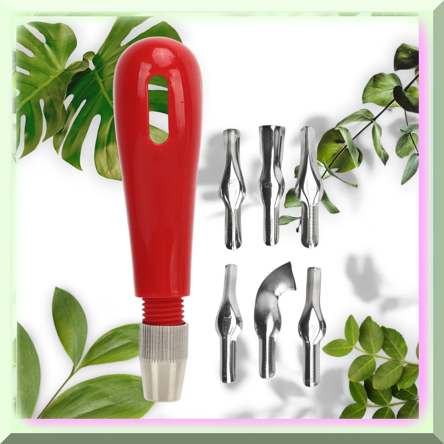 PumpWood CarveKit Linoleum Cutter Set with 6 Blades