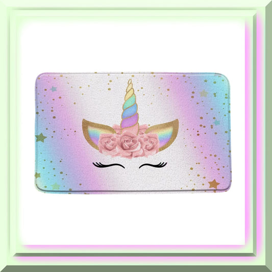 Unicorn Pink Bath Mat 17.7" x 29.5"