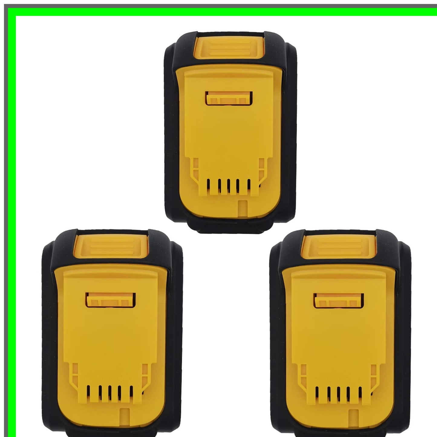 Silicone Battery Protect Case Set for 20V 4.0 and 5.0 Batteries
