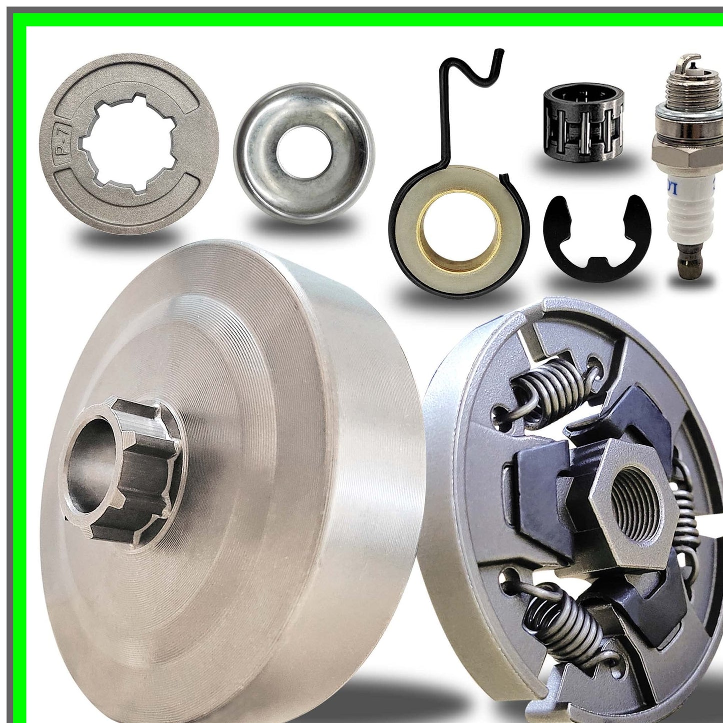 Sprocket Clutch Kit for Stihl MS180 Chainsaw with Washer and E-Clip