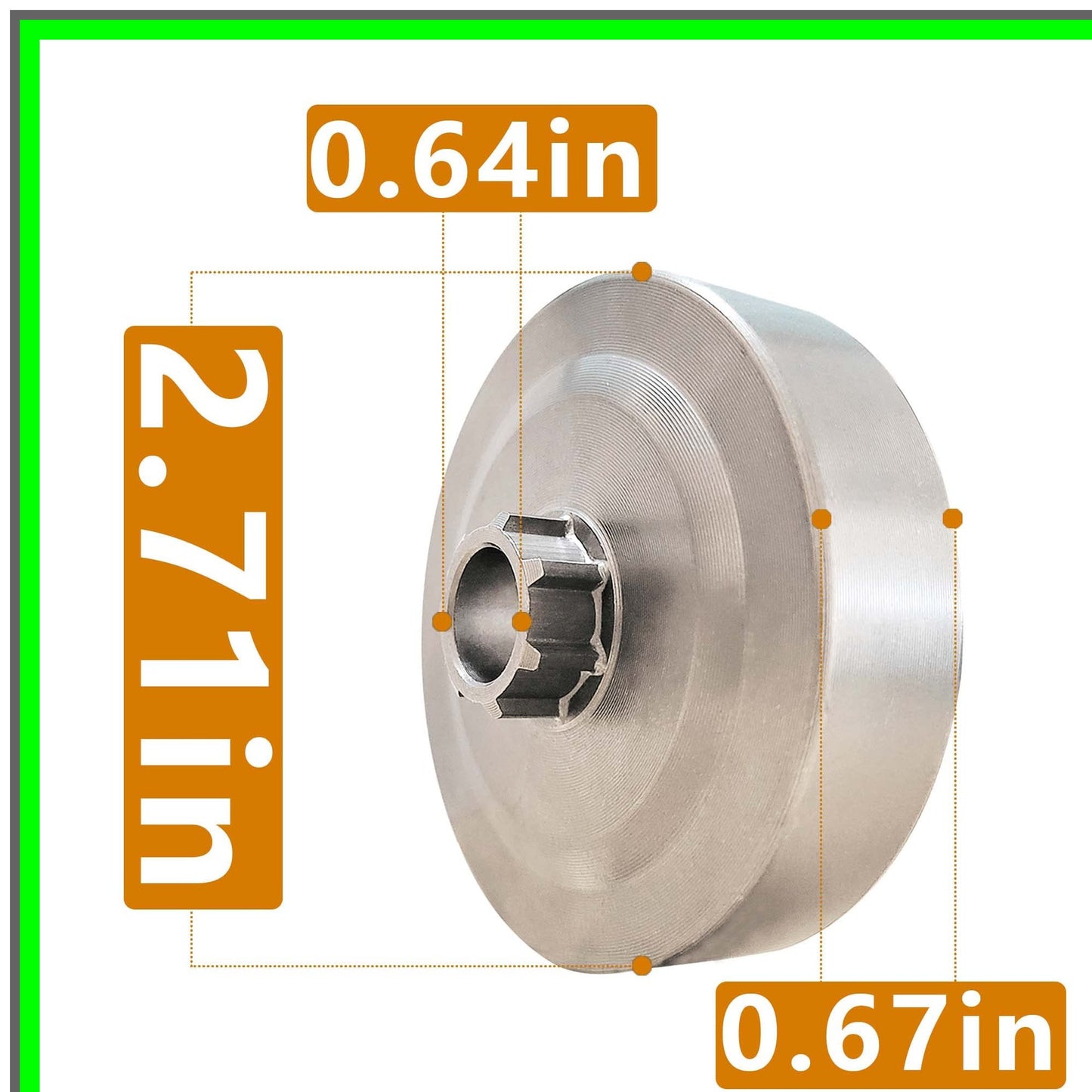 Sprocket Clutch Kit for Stihl MS180 Chainsaw with Washer and E-Clip