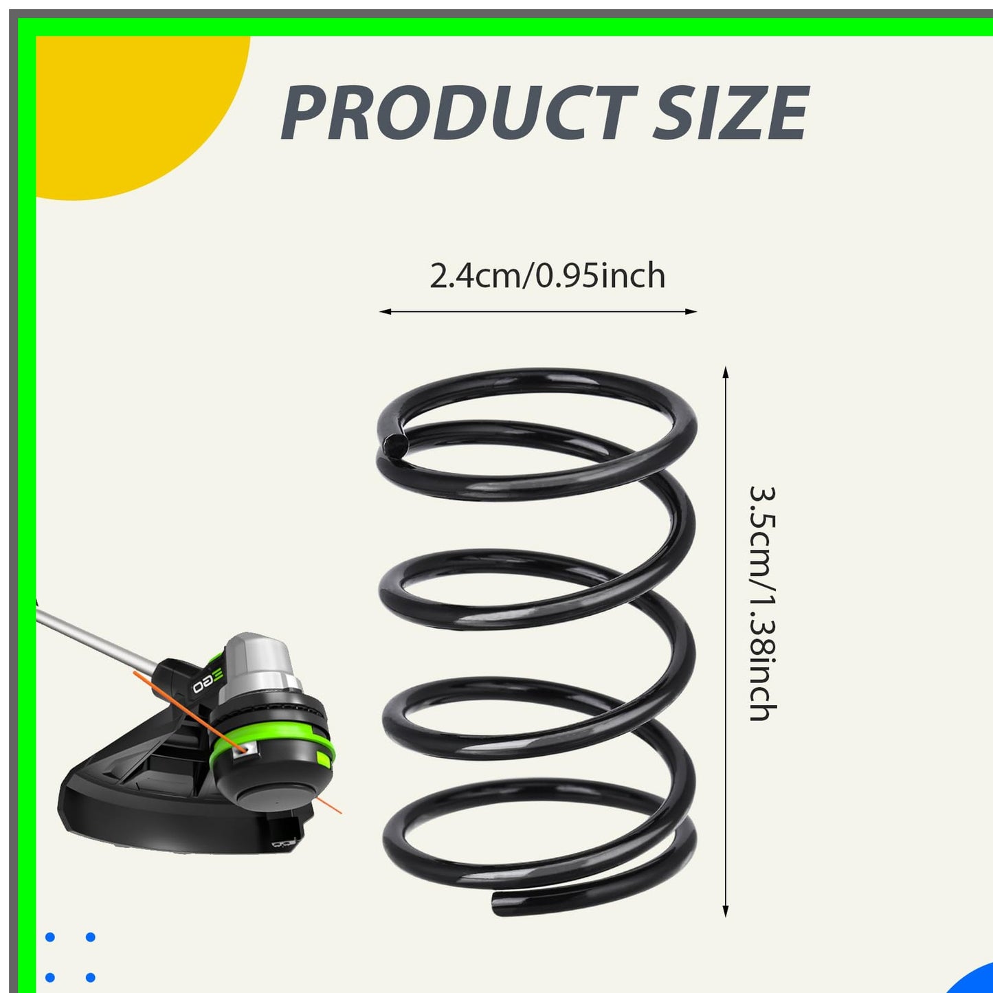 Replacement Spring for EGO Trimmer Heads AH1300 AH1520 ST1500 Series