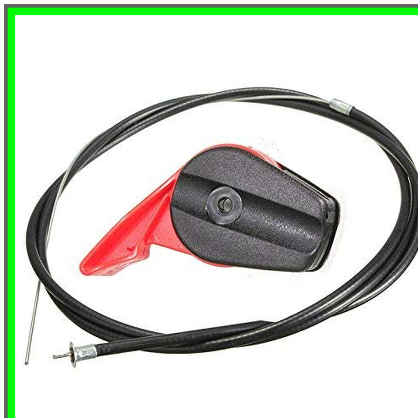 Universal 65" Lawn Mower Throttle Cable Repair Kit with Control Switch Handle