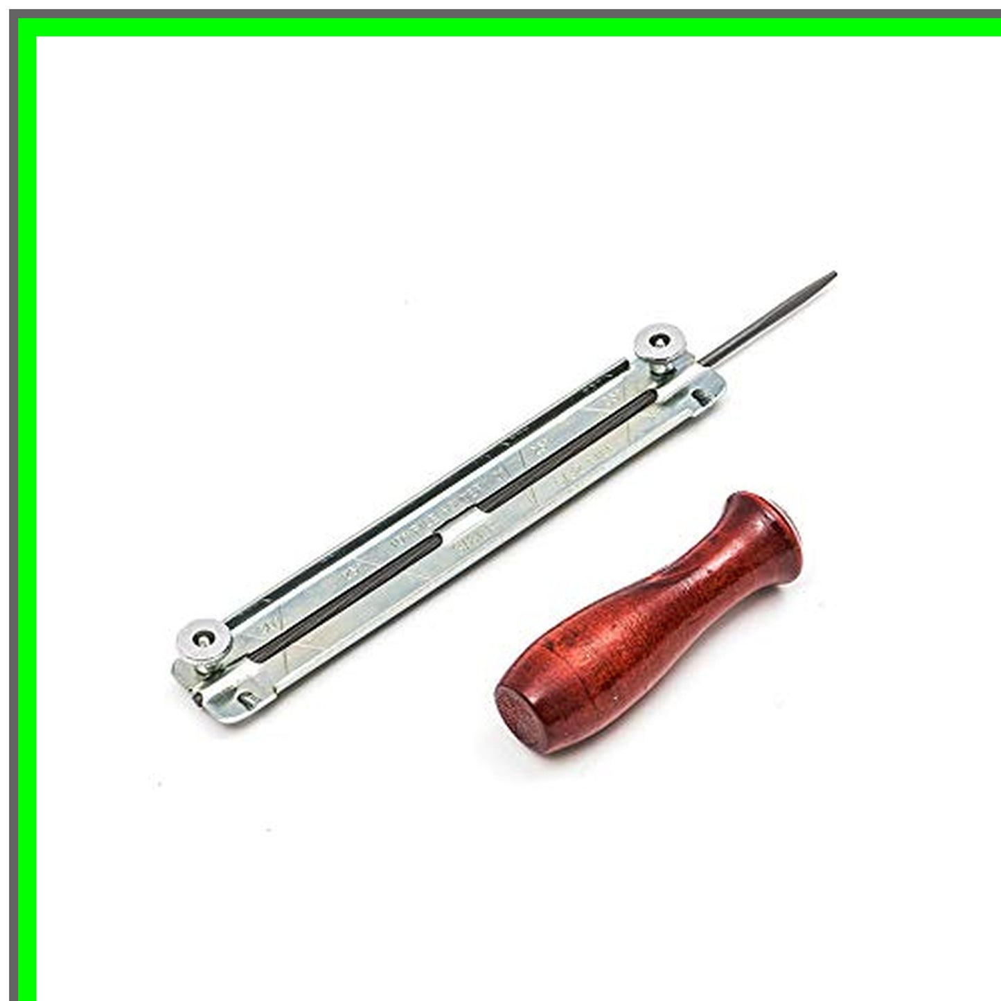 Precision Saw Chain File with Filing Guide for Accurate Sharpening