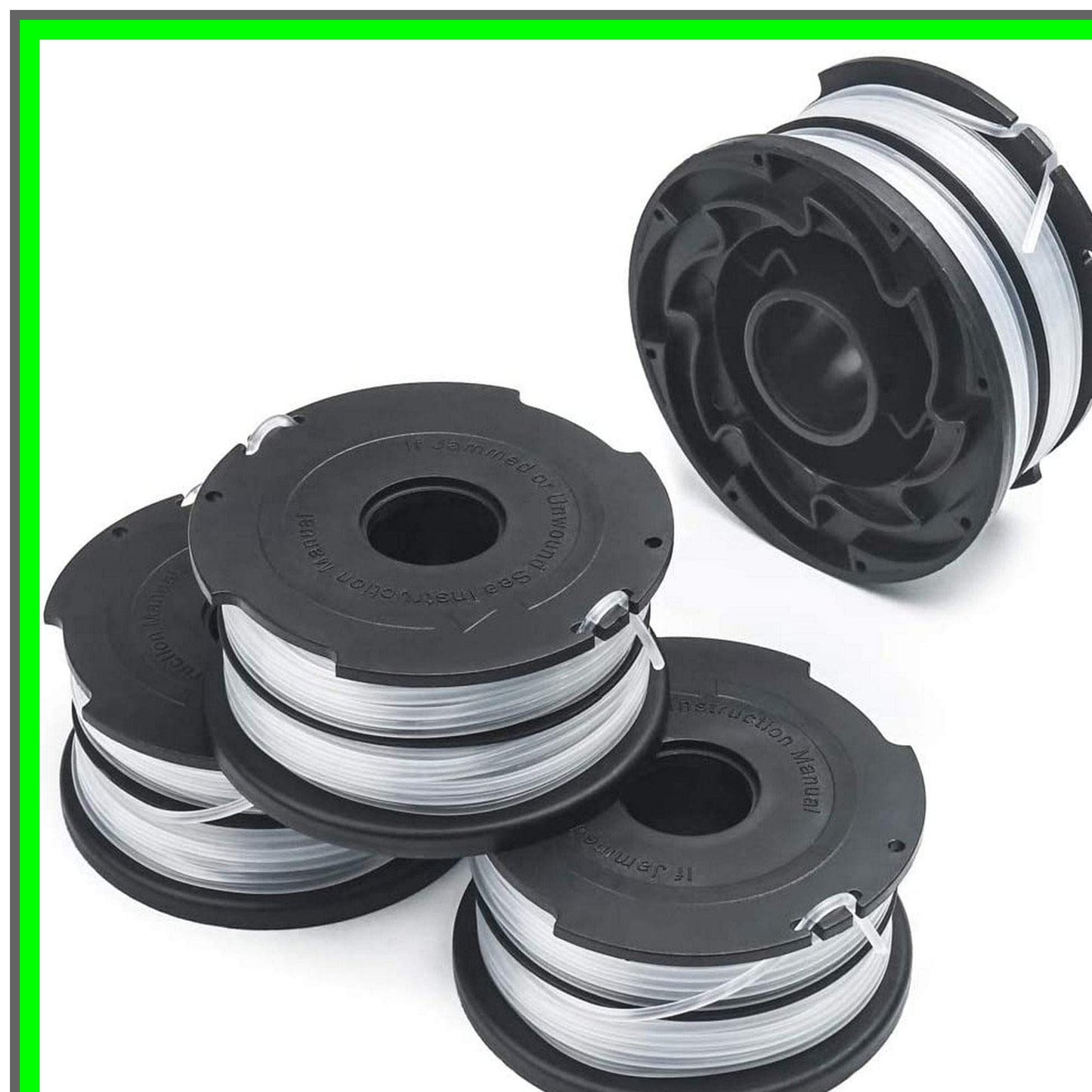 Eater String Replacement for Black Decker GH700 GH710 Trimmers, 4 Pack