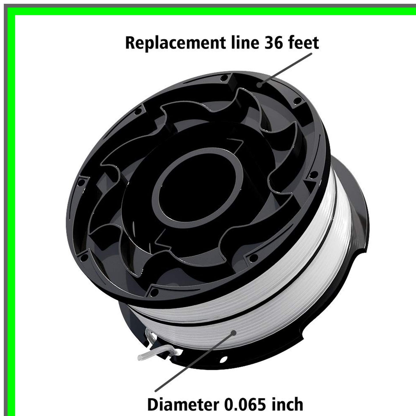 Eater String Replacement for Black Decker GH700 GH710 Trimmers, 4 Pack