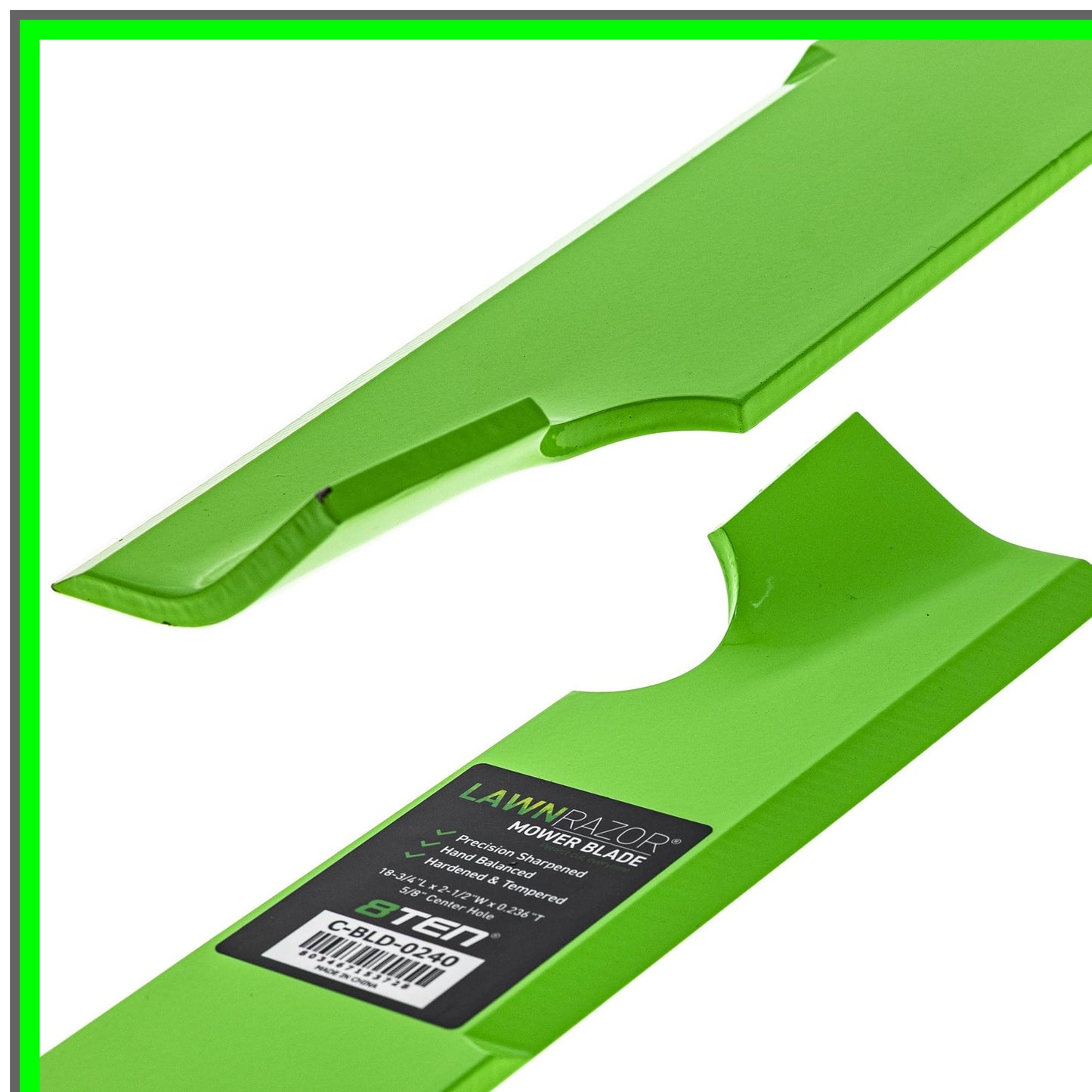 High Lift Lawn Blade Set for Bad Boy Outlaw 54 Inch Deck 3 Pack