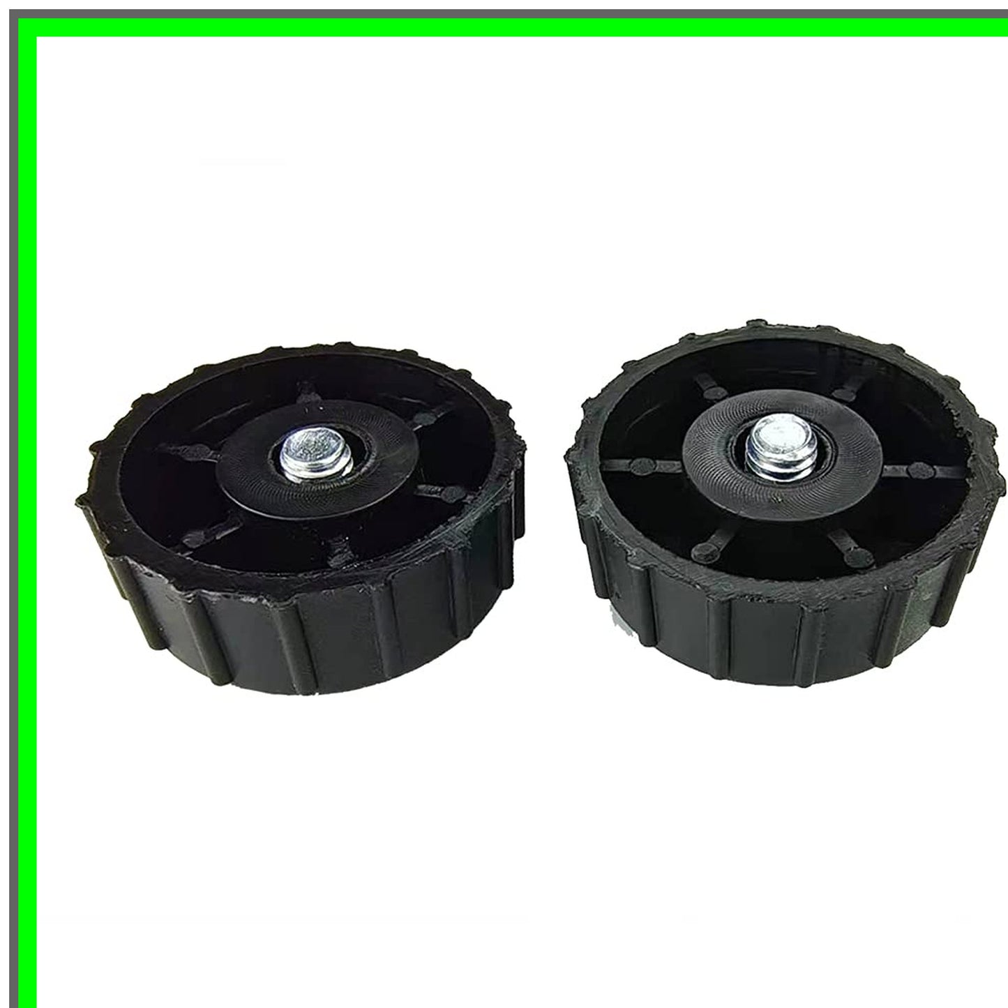 Black Spool Retainer Bump Knobs for Yard Trimmer Heads - 2 Pack