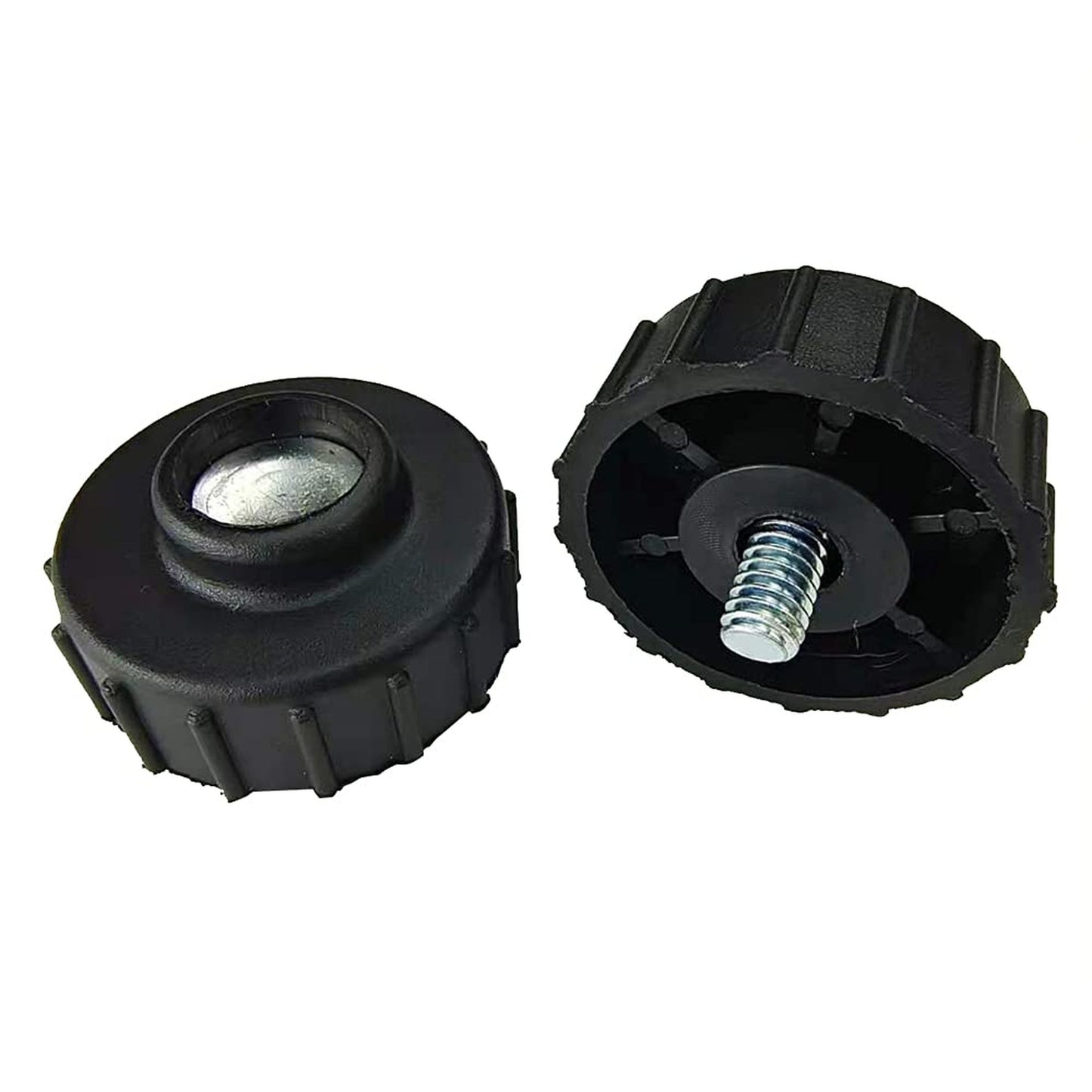 Black Spool Retainer Bump Knobs for Yard Trimmer Heads - 2 Pack