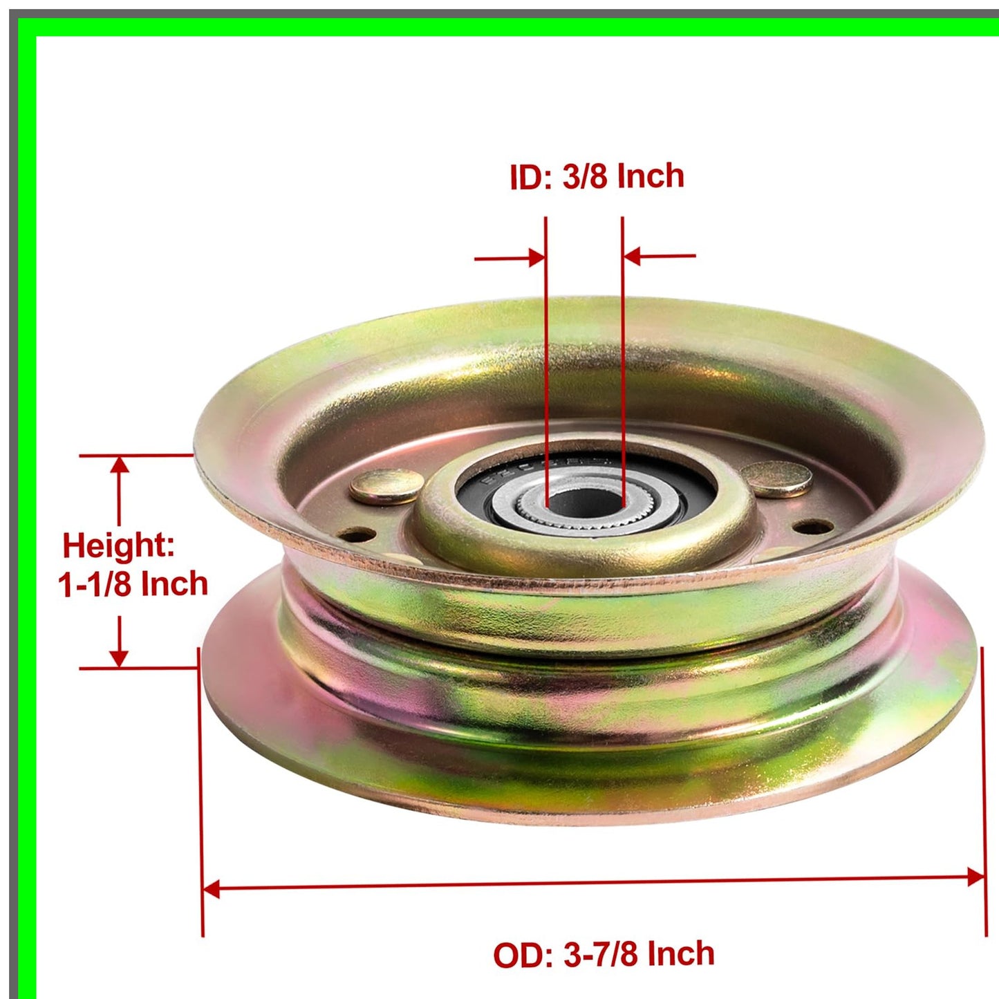 Flat Idler Pulley for Husqvarna Mowers 42" Decks Compatible Parts
