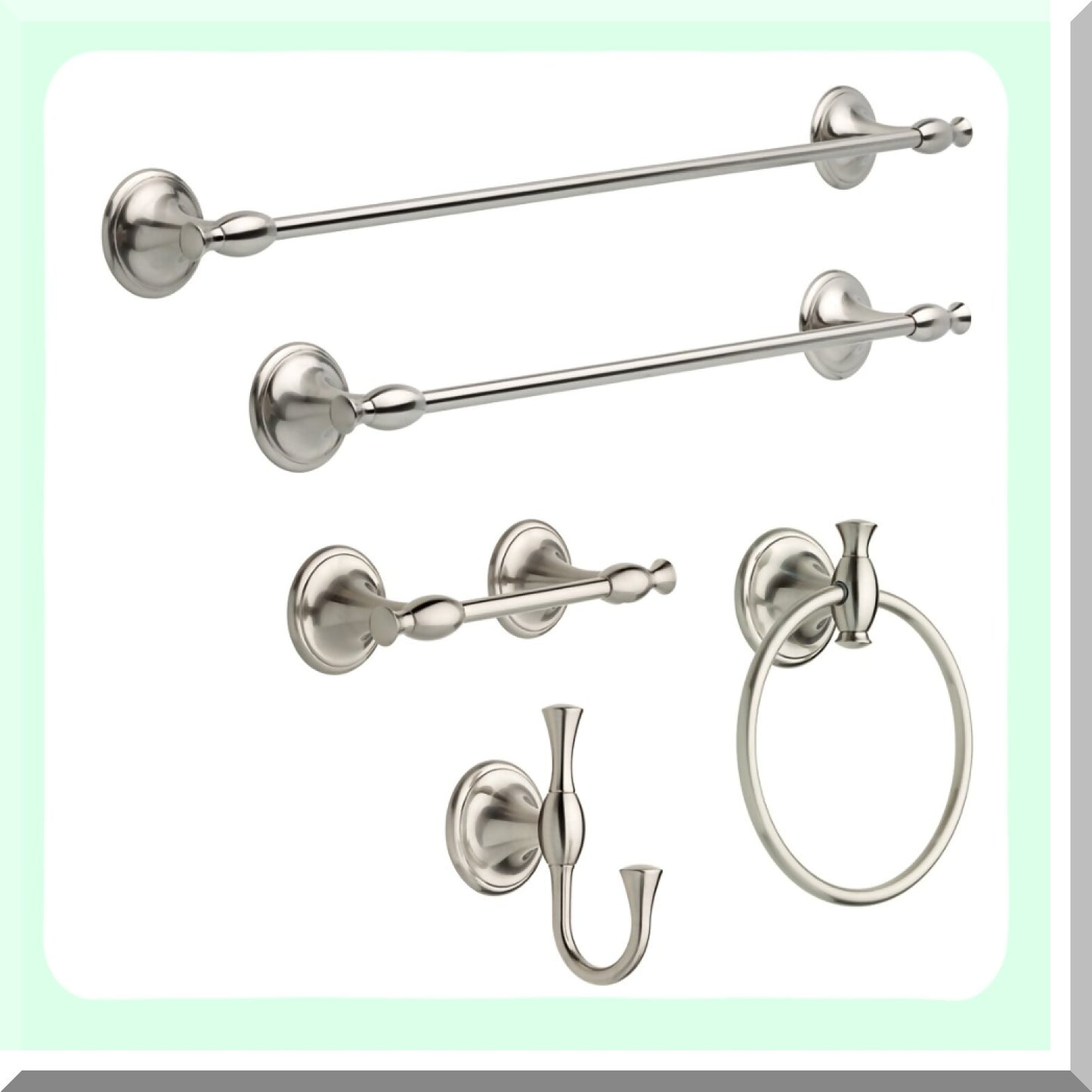 18" Towel Bar in Nickel