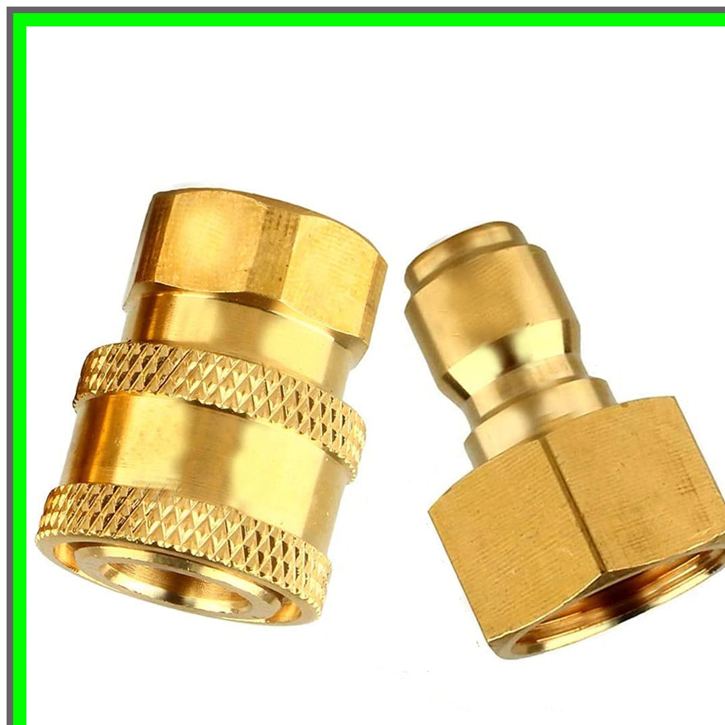 High-Performance 3/8" M22 Quick Connector Kit for Pressure Washers and Hoses