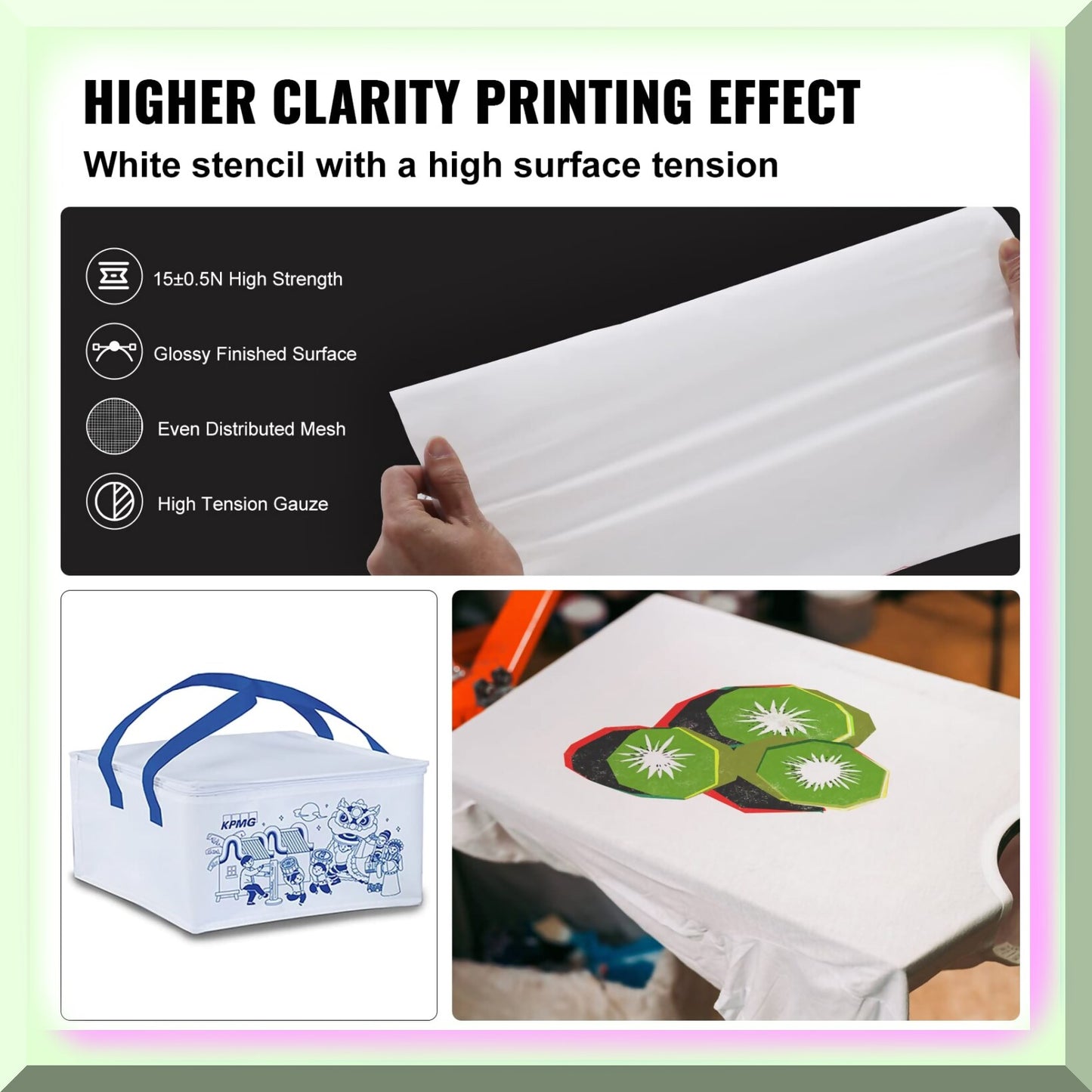 6-Piece Aluminum T-Shirt Printing Kit 10x14in