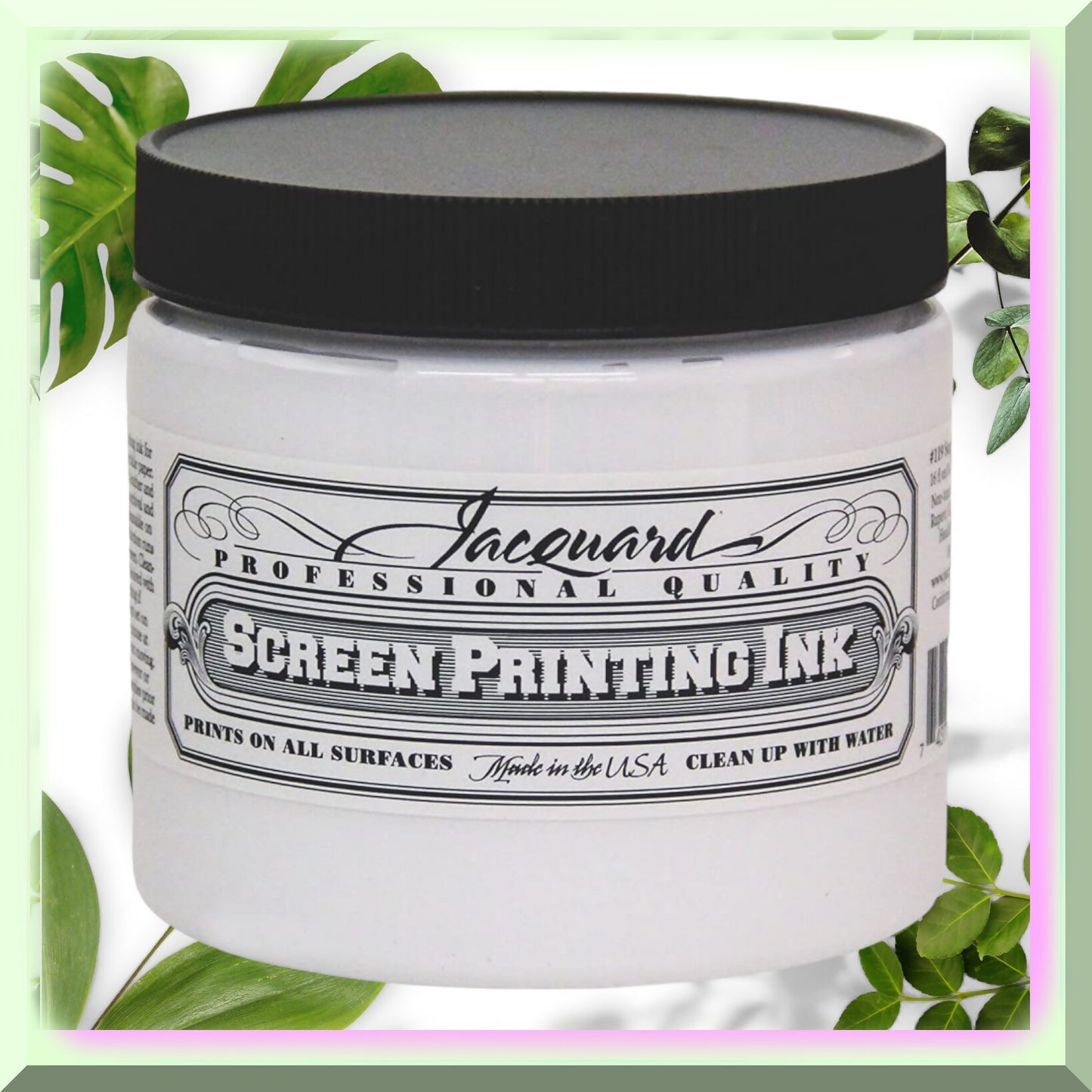 16oz White Water-Based Screen Printing Ink