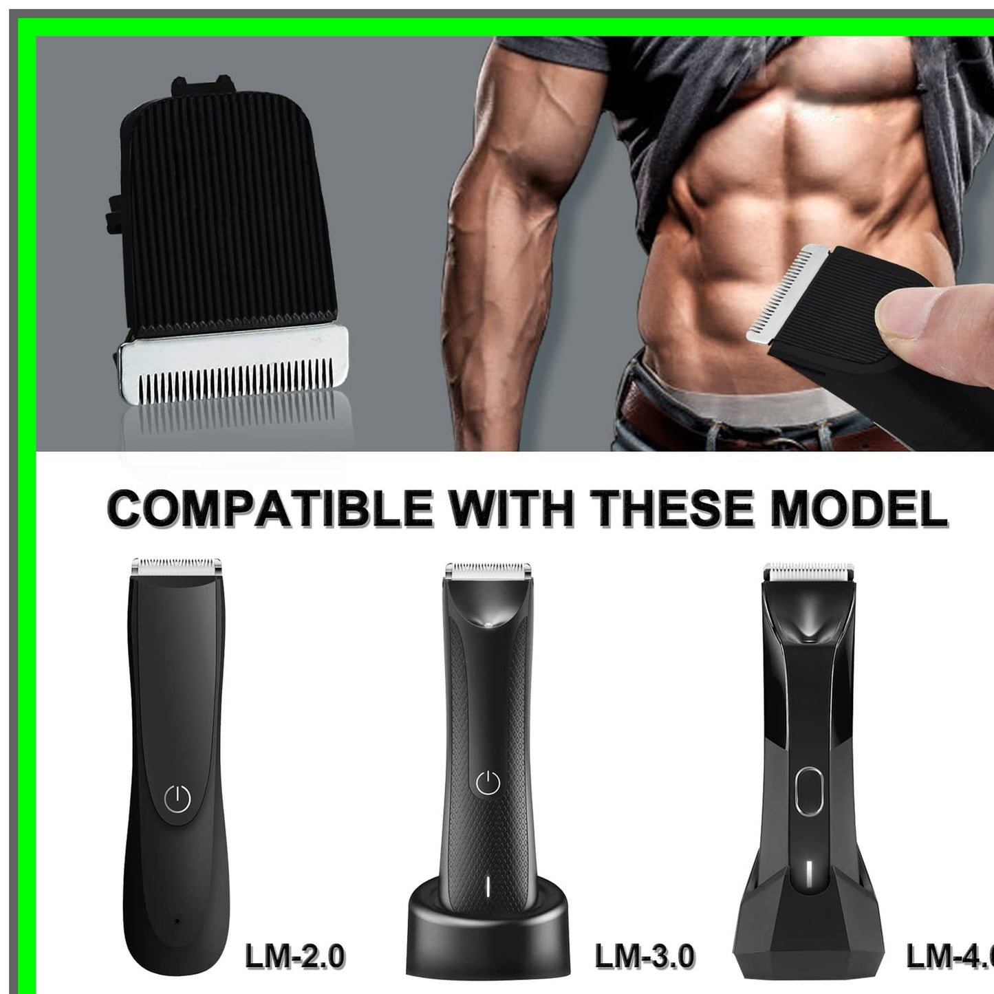 Manscaped Lawn Mower Replacement Blades for Groin Hair Trimming 2-Pack