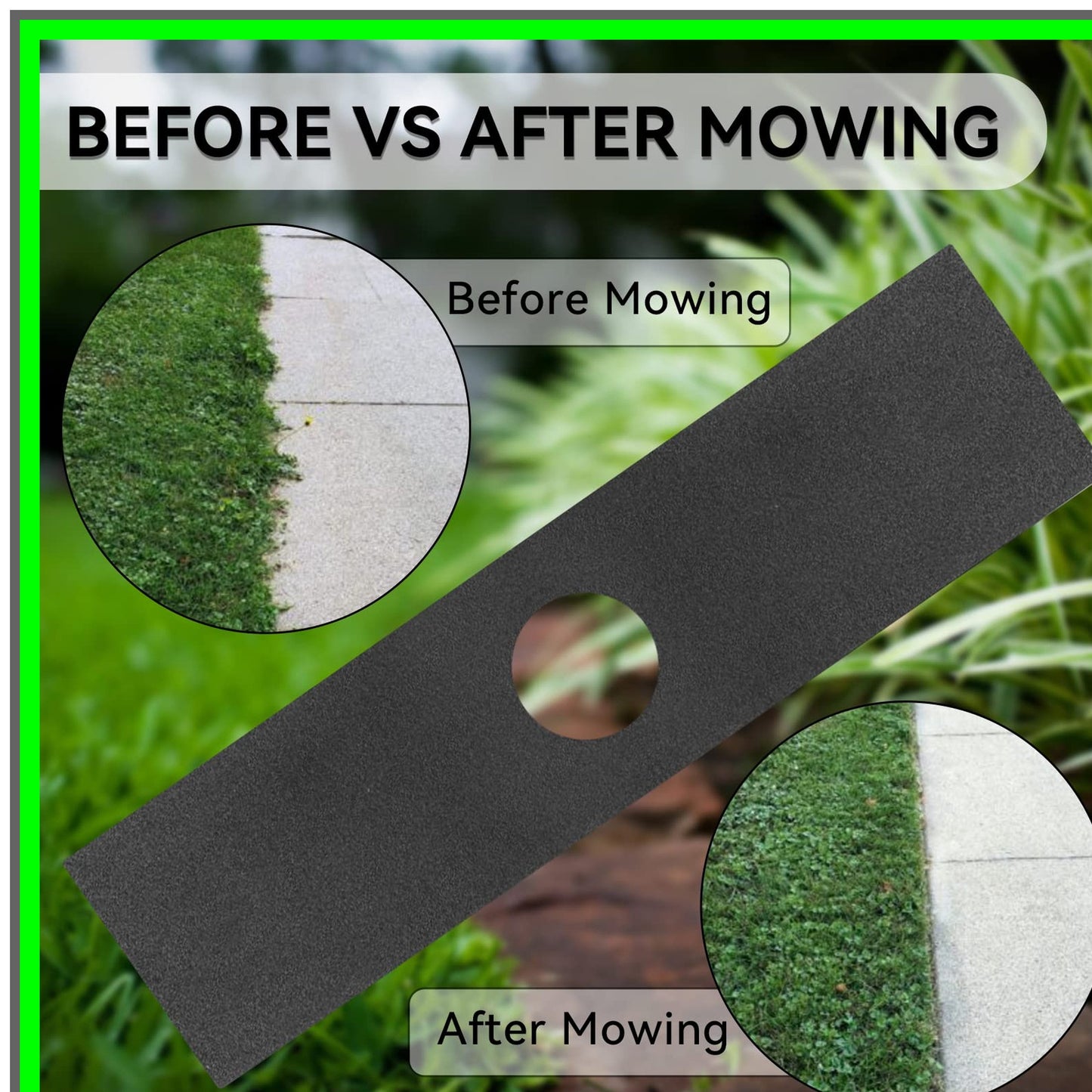 Dual Pack Edger Blades 7-1/2" Compatible with Stihl Ryobi Troy-Bilt Attachments