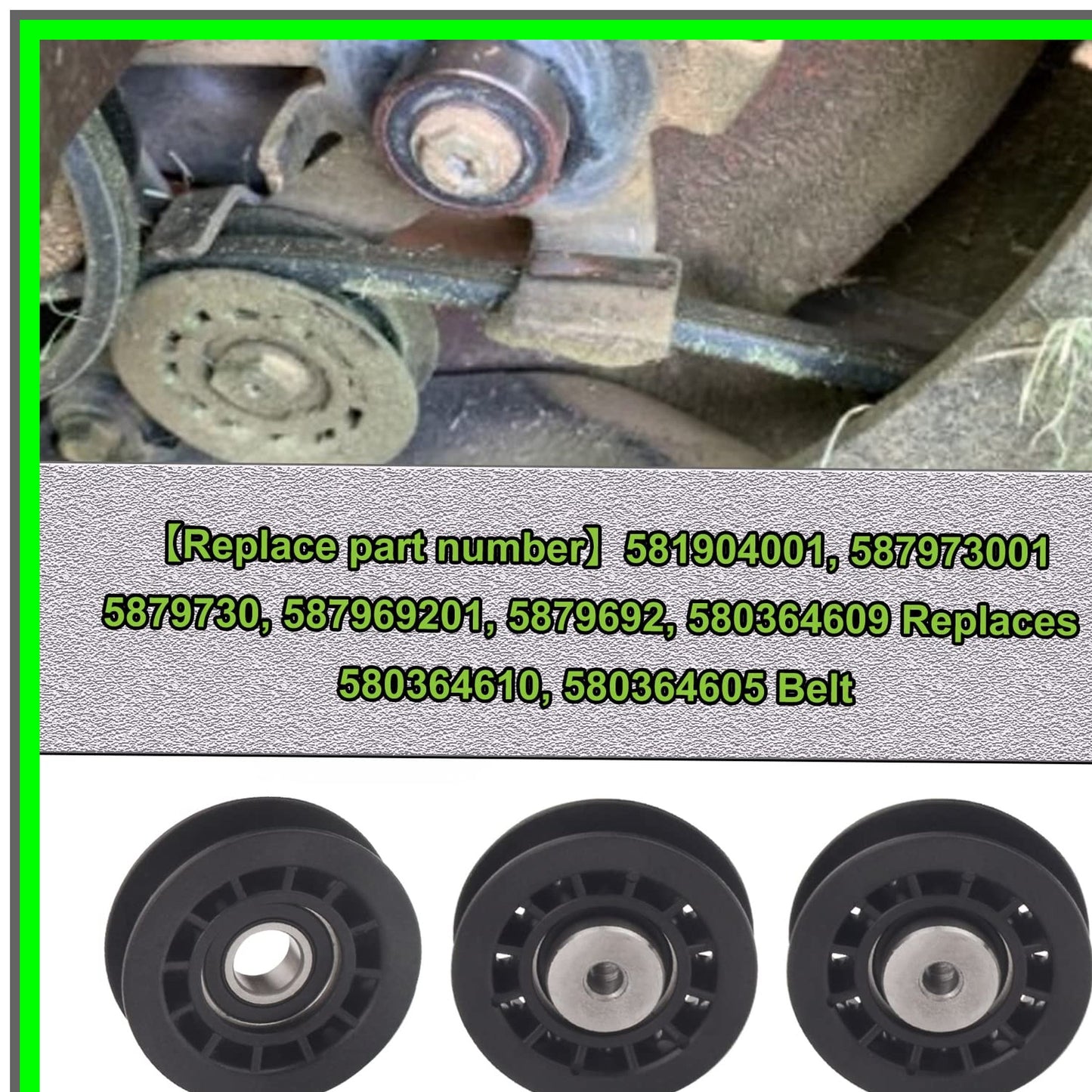 Husqvarna AWD Belt Repair Kit with Pulleys for L 321AHX and L 321AH