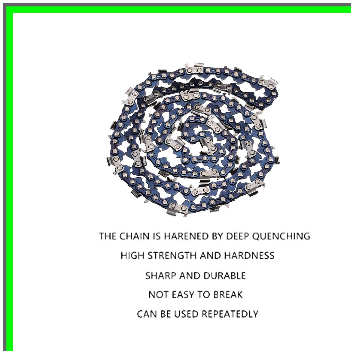 20-Inch Replacement Chainsaw Chain 325 Pitch 058 Gauge 76 Links Compatible with Stihl Husqvarna Poulan