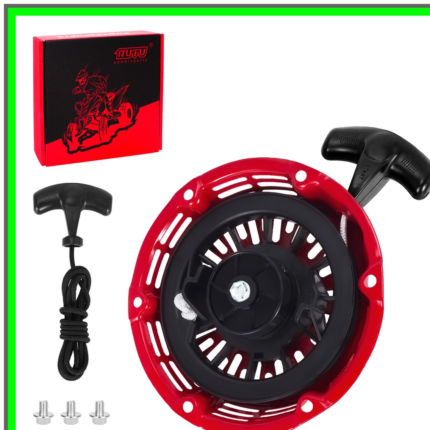 GX160 Recoil Starter Assembly for 196cc Go-Kart Engines and Predator 212cc