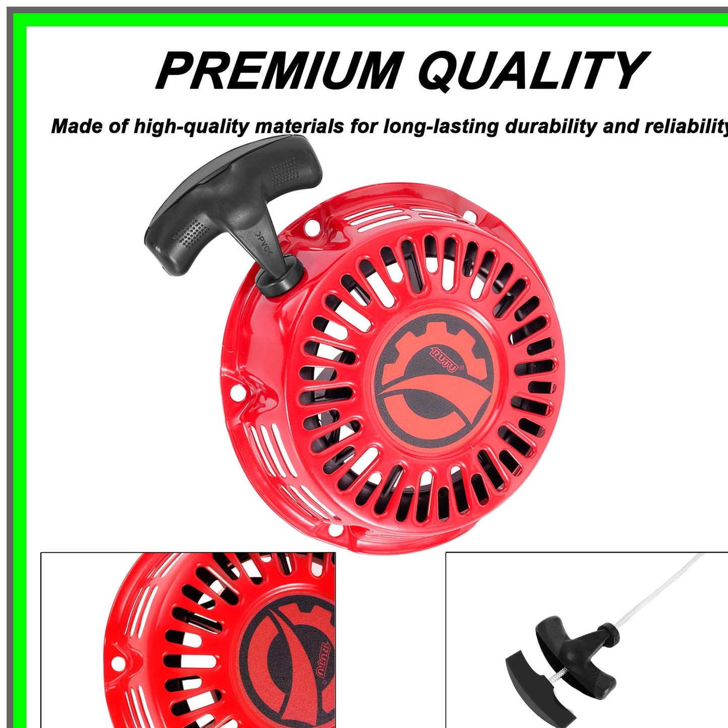 GX160 Recoil Starter Assembly for 196cc Go-Kart Engines and Predator 212cc